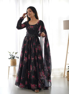 Vastani Enterprise Women Printed Anarkali Kurta