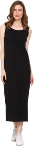 ROARERS Women Maxi Black Full Length Dress