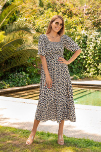 Honky Tonky Women Maxi Black Midi/Calf Length Dress