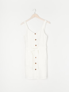 Sinsay Women A-line White Mini/Short Dress