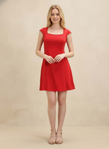 METRONAUT Women Bodycon Red Mini/Short Dress