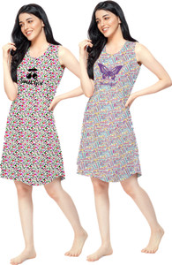 Selini Women A-line Multicolor Knee Length Dress