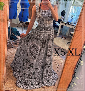 ANUNJA Women Maxi Black Full Length Dress