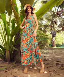 STREET9 Women Maxi Multicolor Full Length Dress