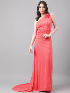 Trymisfit Women Maxi Red Full Length Dress