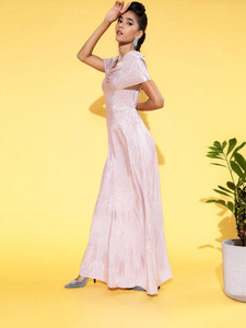 ATHENA Women Maxi Pink Full Length Dress