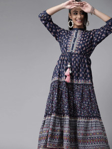 Juniper Women Maxi Blue Full Length Dress
