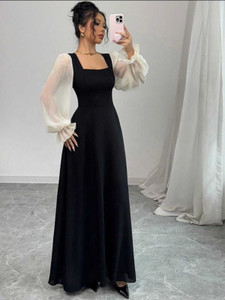 SPIVOZ Women Bodycon Black Midi/Calf Length Dress