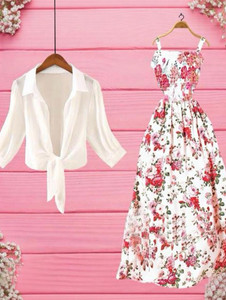 KIRMANI Girls Maxi/Full Length Party Dress