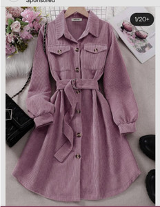 ROSEMELON Women Purple Knee Length Dress - Image 2