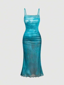 AADITRY FASHION Women Bodycon Blue Midi/Calf Length Dress