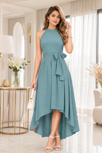 METRONAUT Women A-line Green Below Knee Dress