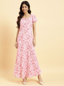 Neesh Women Maxi Multicolor Full Length Dress