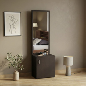 Aspirata Furniture Wooden Dressing Table With Storage/Wooden Makeup Vanity Dressing Table For Home Engineered Wood Dressing Table