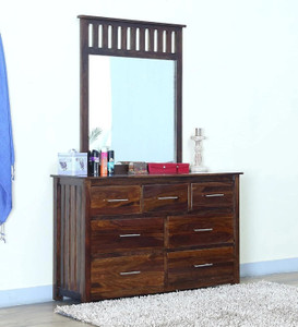 Krishna Wood Decor Solid Wood Dressing Table Without Stool For Dressing Room/ Bedroom/ Kids Room || Solid Wood Dressing Table