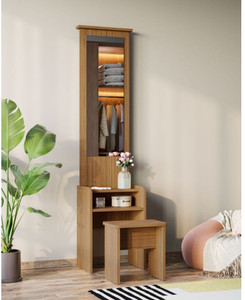 Wakefit Dressing Table | with Mirror, Storage & Stool - Heka Engineered Wood Dressing Table