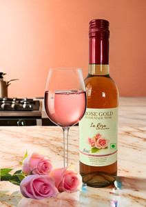 RoseGold LA ROSA-NATURAL ROSE PETAL'S WINE-375