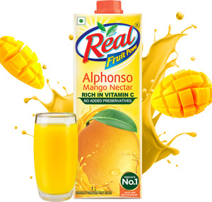 Real Alphonso Mango Nectar Price in India Buy Real Alphonso Mango Nectar  online at