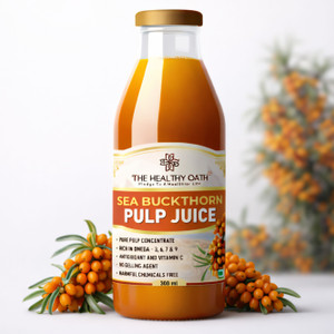 THE HEALTHY OATH Sea Buckthorn Juice 300ml | Omega 3,6,7,9 & Vitamin C