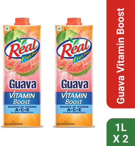 Real Fruit Power Guava Vitamin Boost Source of Vitamin A, C E