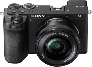SONY ILCE-6700L Mirrorless Camera Body Only with 16-50mm Lens Made for Creators | 26.0 MP | Artificial Intelligence based Autofocus | 4K 60p Recording