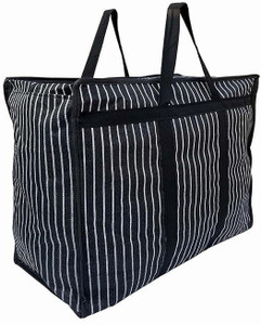 Kwality Bazar XL Jumbo Canvas Storage Carry Bag with Strong Handles & Zip Duffel Without Wheels