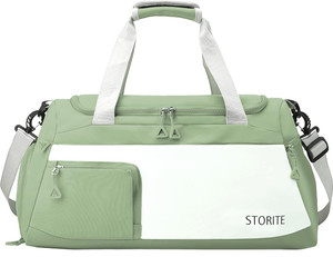 STORITE Nylon Imported Travel Duffle Bag with Wet Pockets & Shoe Compartment Duffel Without Wheels