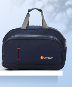 Trovety Travel Luggage (Expandable) Hand Duffel Bag-Light Weight With Solid Large Space Duffel With Wheels (Strolley)