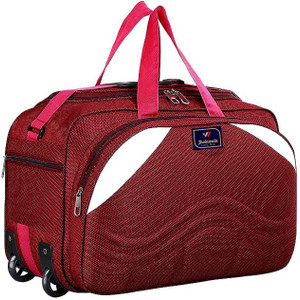 Jholawala (Expandable) 62 L WTCN Strolly super premium heavy duty polyester lightweight luggage bag Duffel With Wheels (Strolley)