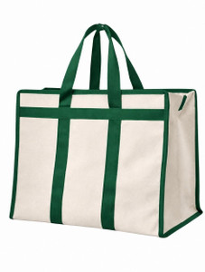 BAZERA (Expandable) Grocery Bag Big Organizer for Clothes, 100 % Canvas fabric Duffel Without Wheels