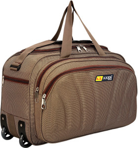 Axen (Expandable) 60 L Strolley Duffel Bag Unisex High Density Travel Bag with Large Capacity Duffel With Wheels (Strolley)