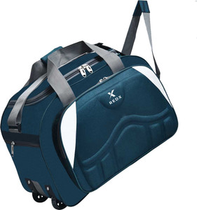 REDX (Expandable) Epoch Nylon 80 litres Waterproof Duffle bag Strolley Duffle Bag- 2 Wheels Duffel With Wheels (Strolley)