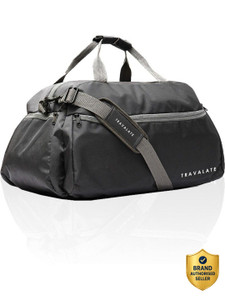 Travalate 20 Inch Grey Travel Duffle/ Weekender Bag/ Luggage Bag Duffel Without Wheels
