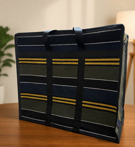 BAZERA Heavy-Duty Denim Storage Bag for Clothes, Blankets & Travel Duffel Without Wheels