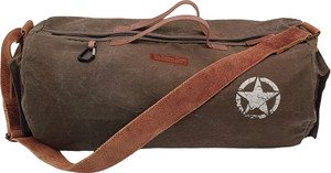 The House of Tara 20 inch/50 cm Distress Finish Canvas Duffle/Gym Bag Duffel Without Wheels