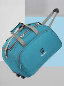 CREEPER (Expandable) Wheeler Bag for Travel Wheel Luggage with  Adjustable Handle Duffel With Wheels (Strolley) Sea Blue Price in India 