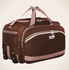 Trans (Expandable) 55L DUFFLE BAGS HEAVY PREMIUM QUALITY TRAVEL LUGGAGE MEN WOMEN TRAVELLING AIR Duffel With Wheels (Strolley)