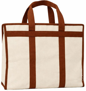 BAZERA Grocery Bag Foldable Large Bag Big Organizer for Clothes, 100 % Canvas fabric Duffel Without Wheels