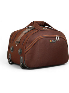 SK Fancy Luggage (Expandable) 20 Inches Duffel Trolley Cabin Luggage Bag for Travel Duffel With Wheels (Strolley)