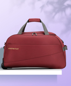 ARISTOCRAT ROOKIE DFT 52 (E) RED Duffel With Wheels (Strolley)
