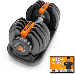 Flexnest FlexiBell 40Kgs Dumbbell With Weight Adjustments 5kg to