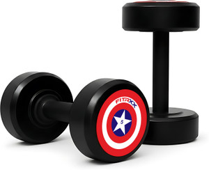 FITRXX 5kgX2 Black Rubber Dumbbell - Image 6