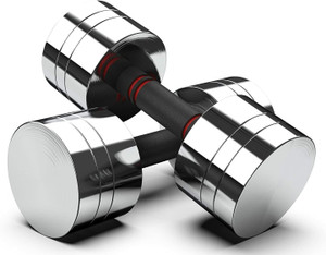AMAN FIT Steel Dumbbell Set 10KG X 2 PCS, 1 Pair Dumbbells, Steel Dumbbells, Home Gym Fixed Weight Dumbbell