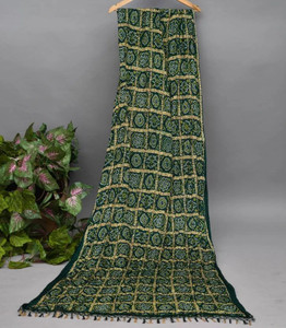 TMT HUB Silk Blend Printed Women Dupatta