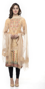 A R SILK Organza Self Design Women Dupatta