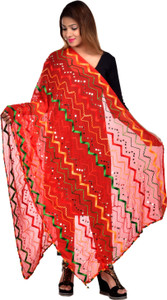 ufashion Chiffon Embellished Women Dupatta