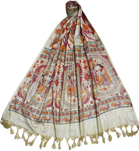 Ivikta Cotton Silk Floral Print Women Dupatta