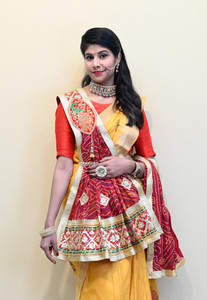 Ranisatiya Creation Poly Georgette Embroidered Women Dupatta