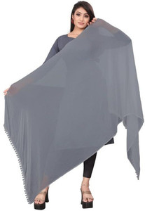 SAHINADUPATTA Chiffon Solid Women Dupatta