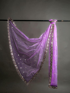 MARUTI KRUPA ENTERPRISE Net Embroidered Women Dupatta